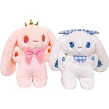 Image 1 of Armtoys ПЛЮШЕН ЗАЕК С ПАНДЕЛКА И БРОДЕРИЯ 24 СМ 2 ЦВЯТА