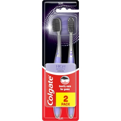 Colgate High Density Charcoal zubní kartáček duopack