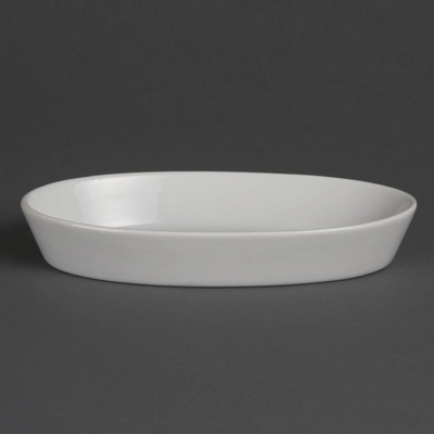 Olympia oválné zapékací mísy Whiteware 195x 110mm 6 ks
