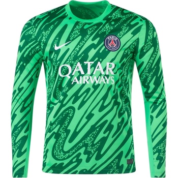 Nike Вратарско горнище Nike Paris Saint Germain Long Sleeve Goalkeeper Shirt 2024 2025 Adults - Green