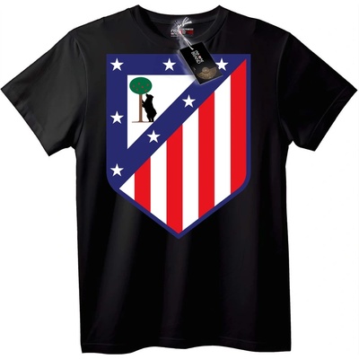 NOONEBRAND Тениска с емблема на Atlético Madrid - 3XL, White