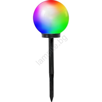 Kobi Соларна RGB LED лампа SPHERE, 1, 2 V, IP44, 200 mAh, Ø 20 см (KB0663)