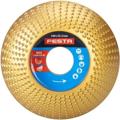 FESTA 21822 Rašplový kotouč pr. 100 x 22,2 mm - oblý
