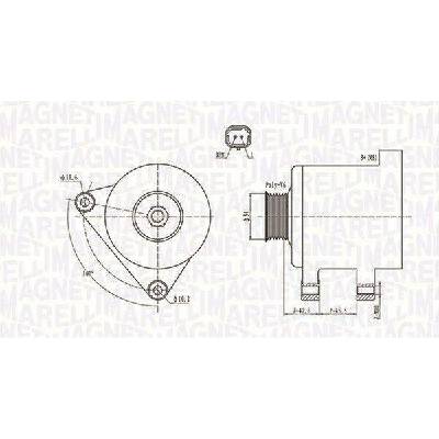Alternátor MAGNETI MARELLI 063731674010
