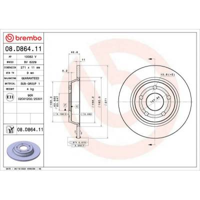 BREMBO 08.D864.11