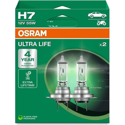 Osram Auto Ultra Life H7 PX26d 12V 55W 64210ULT-2HB