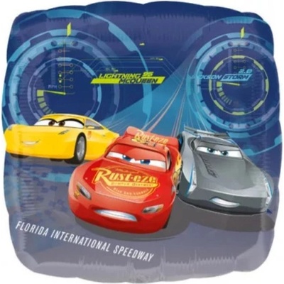 Amscan Balonek CARS čtvercový foliový 43 cm