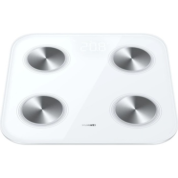 Huawei Везна Huawei Scale 3, Dobby-B19, Smart Body Fat Scale, Smart Health Monitoring, Elegant White (6941487283002)