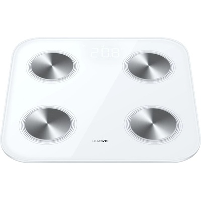 Huawei Везна Huawei Scale 3, Dobby-B19, Smart Body Fat Scale, Smart Health Monitoring, Elegant White (6941487283002)