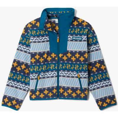 Dětská bunda Columbia Sequoia Grove Printed Full Zip Fleece - blue wizard island/phoenix bl