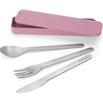 Brabantia Комплект прибори за хранене Brabantia Make&Take 3 части, Lilac Pink