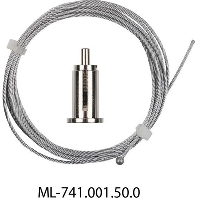 ML-741.001.50.0 Plynule nastavitelný závěs 2m pro profil ZX