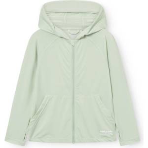Mini A Ture Детско яке за тренировка Mini A Ture Kid's Matdruna UV Skin Hoodie Training jacket - Sea Foam - размер 116 (704-5764-0312)