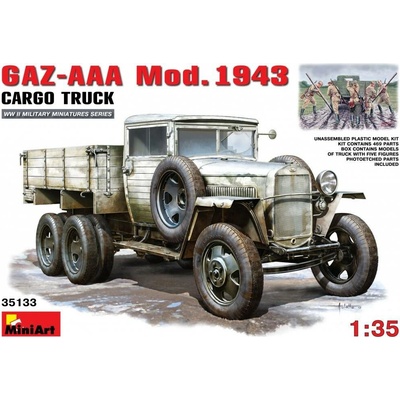 MiniArt GAZ AAA Mod. 1943 Cargo Truck w/ Figures 1:35