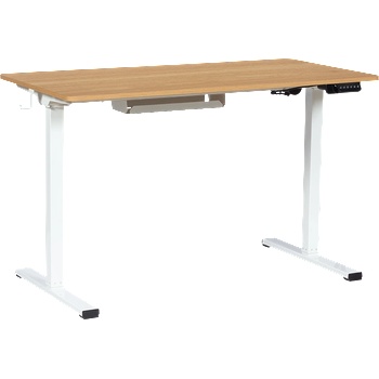 Carmen Ергономично регулируемо бюро Carmen CR- 4825 - бук-бял (3510012_1)