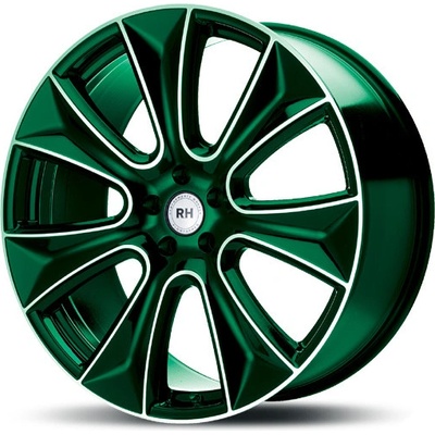 RH RIMS NAJ II 8x18 5x114,3 ET35 color polished - green