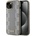 DKNY кожен кариран мономоно калъф MagSafe за iPhone 14 - бежов (3666339259938)