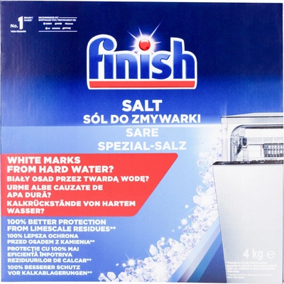 Finish ochranná hrubozrnná sůl do myčky na změkčování vody 4 kg