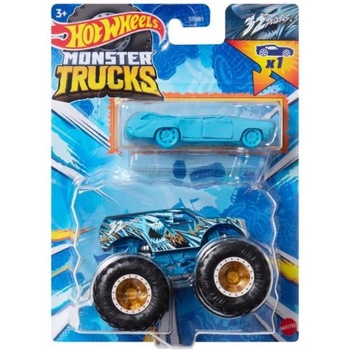 Mattel Hot Wheels Moster trucks 1: 64 с количка с педали