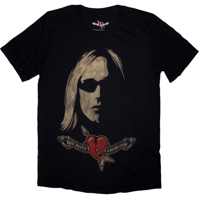 Tom Petty & The Heartbreakers Shades & Logo (Soft Hand Inks) Black L Риза (PETTS01MB03)