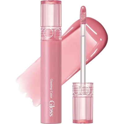 Rom&nd Glasting Color Gloss 01 Peony Ballet hydratačný lesk na pery pre objem a žiarivosť 4 g