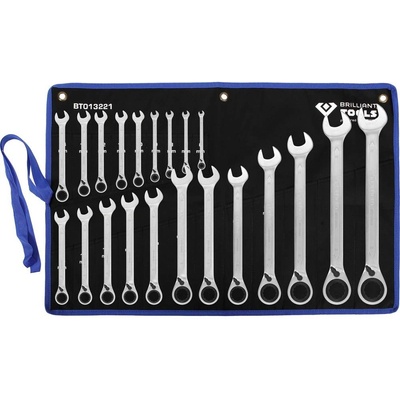 Brilliant Tools súprava očkových račňových kľúčov 8 - 53 mm BT013221