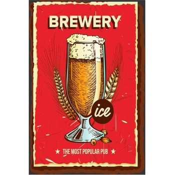 Ceduľa Beer - Brewery ice