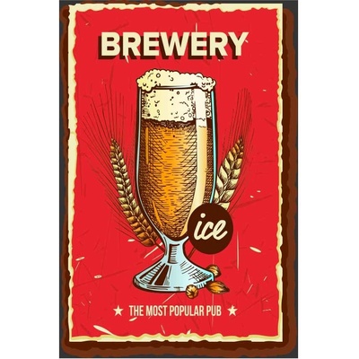 Ceduľa Beer - Brewery ice