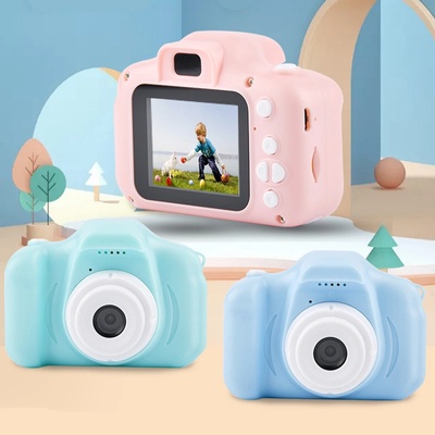 Childrens digital camera Детски дигитален фотоапарат, камера - Childrens digital camera Син (SN8062580625)