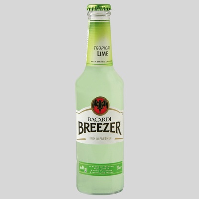Bacardi Breezer Lime 4% 0,275 l (holá láhev)