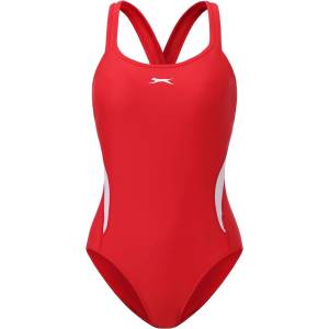 Slazenger Дамски бански костюм Slazenger LYCRA® XTRA LIFE X Back Swimsuit Ladies - Red