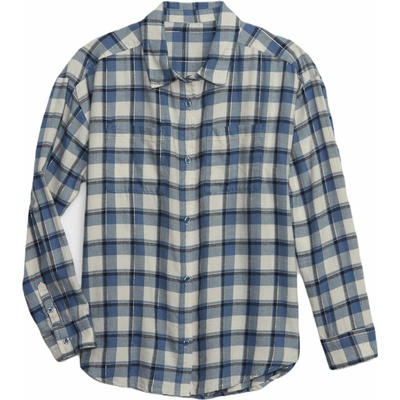 GAP LS Flannel modrá