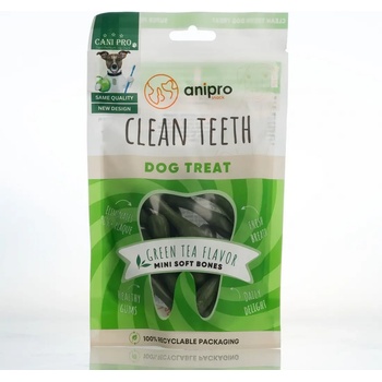 anipro Дентални мини кокалчета с аромат зелен чай -14 бр