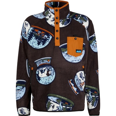 KAVU Мъжки поларен пуловер Kavu Teannaway Fleece jumper - Snowglobe (005-6605-0511)