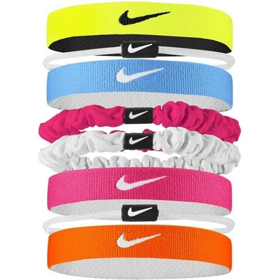 NIKE-MW HEAD TIES 8PK VT/WH/BK Směs 25/26