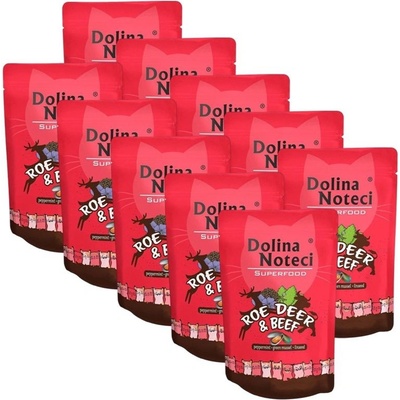 Dolina Noteci Superfood srnčí a hovädzie maso 10 x 85 g