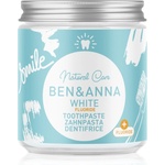 Ben & Anna Natural Toothpaste White Fluoride паста за зъби в стъклен дозатор с флуорид 100ml