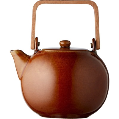 Bitz Керамичен чайник с цедка в кехлибарен цвят 1, 2 l Gastro Amber - Bitz (11251)