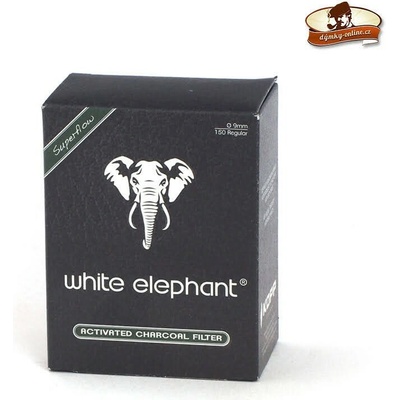 White Elephant uhlíkové/150 ks9 mm