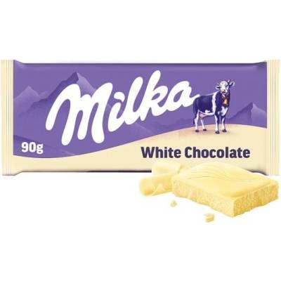 Milka White biela čokoláda z alpského mlieka 90 g