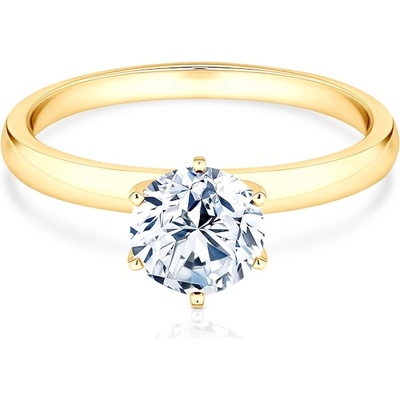 SAVICKI Годежен пръстен savicki: злато, лабораторен диамант