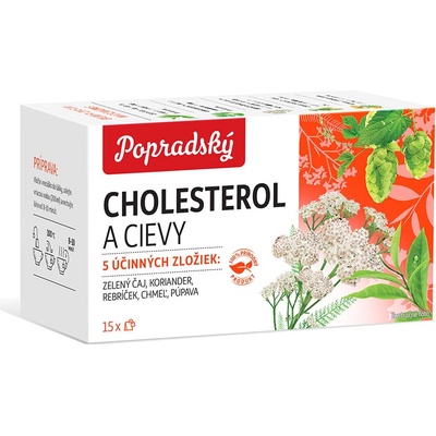 BOP Bylinný čaj Cholesterol a cévy 15 x 1,5 g