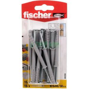Fischer ДЮБЕЛ-ПИРОН Ф6Х60ММ 15 БРОЯ fischer (8590369843346)