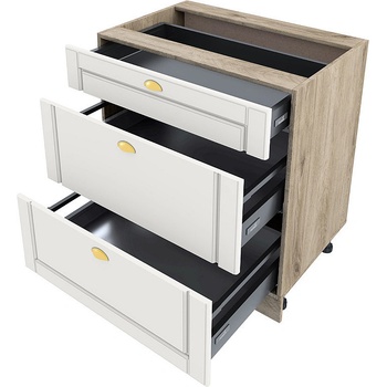 ИРИМ Долен кухненски шкаф Сити АРФ-Бяло мат-09-55 80 см