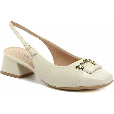 Piccadilly 160110-5 dámské lodičky s volnou patou béžové – Hledejceny.cz