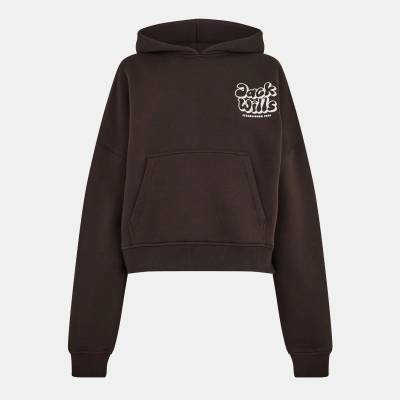 Jack Wills Суичър Jack Wills Women's JW Bubble Hoodie - Chocolate