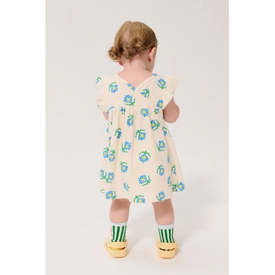 Bobo Choses Бебешка памучна рокля Bobo Choses Pixel Flowers (126AB088)