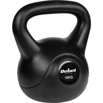 REBEL ACTIVE Bitumenový kettlebell 16 kg