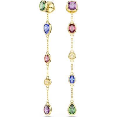 Swarovski Pozlátené náušnice s Swarovski Zirconia 2v1 Imber 5753289