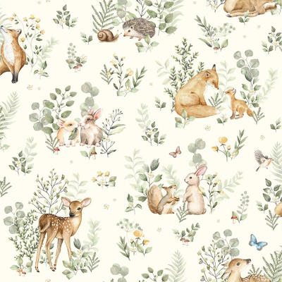 ICH Wallcoverings 972-1 Dětská vliesová tapeta na zeď Mika, rozměry 0,53 x 10,05 m